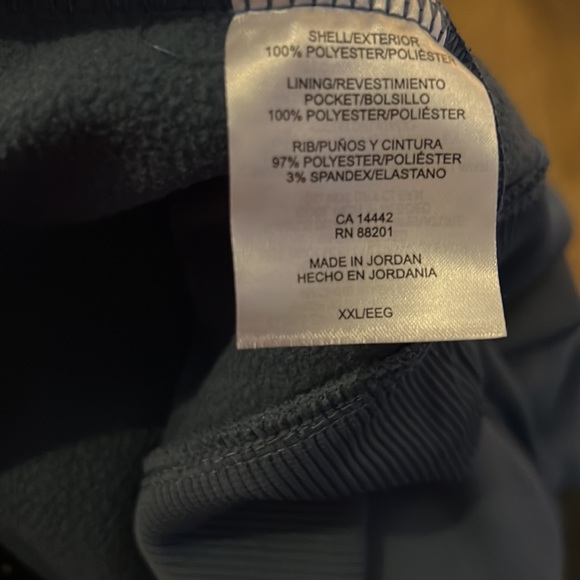 Mondetta Performance Full Zip Hoodie, slate blue color, size XXL - Picture 11 of 11